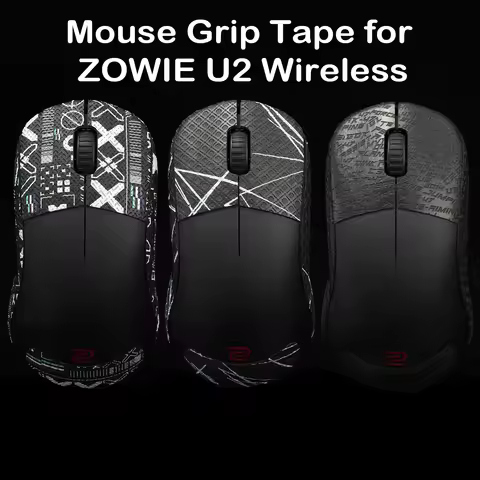 BTL Mouse Grip Tape For ZOWIE U2 Wireless Sticker Lizard Skin Suck Sweat Non Slip Pre Cut Grips Skat