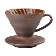 HARIO 好璃奧 V60老岩泥五次燒01濾杯  1個