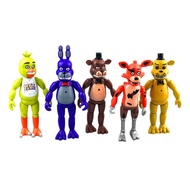 [Pickmine]5pcs/Set Multi Colour Fnaf Five Nights At Freddy's Action Figures With Light Toys Collection Kids Xmas Gift