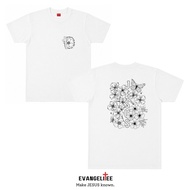 CHRISTIAN GOSPEL STATEMENT TSHIRT ( JESUS FLORAL )
