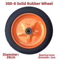 ZUOLEJIA | Puncture Resistant Anti-Explosion Solid Rubber Tyre 30cm
