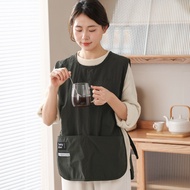Workwear Vest Apron Home Kitchen Apron Splash Proof Waiter Vest Apron Unisex