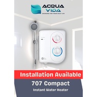 [With Installation] 707 COMPACT Instant Water Heater in White