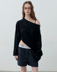 Piccoro - Lazy Striped Shorts กางเกงขาสั้นขอบยางยืด