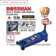 BOSSMAN BLP3 LOW PROFILE 3 TON HYDRAULIC FLOOR SERVICE JACK | JACK HIDRAULIK LANTAI 3TON