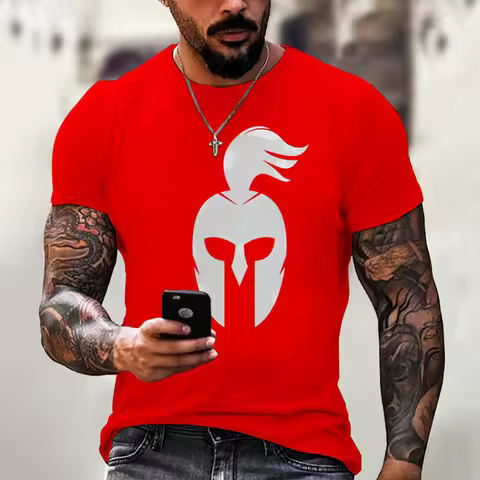 Spartan Warrior 3D Printed T-Shirt Men Women Fashion Casual Cool T Shirt