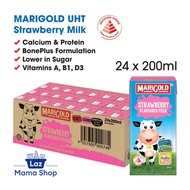 Marigold Strawberry UHT Milk - Case (24 x 200ml) (Laz Mama Shop)