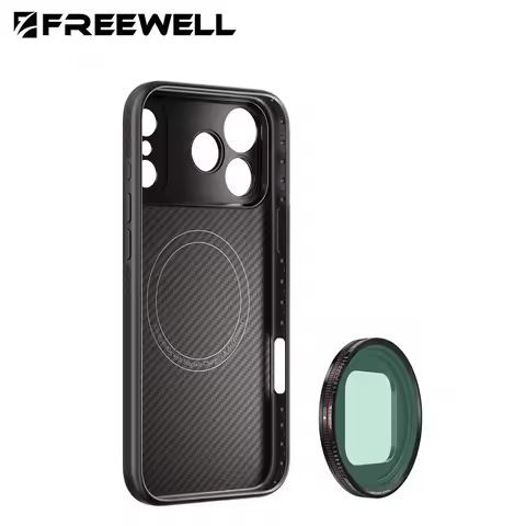 Freewell Sherpa Basic Kit VND Filter and 17MM Mount Phone Case for iPhone 17/16/15/14/13 Pro & Pro M