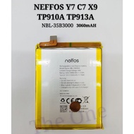 🔥2020🔥NEFFOS Y7 C7 X9 BATTERY TP910A TP910C TP913A NBL-35B3000 CAPACITY 3060MAH 4.4V LI-ION POLYMER