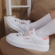 FILA 中性經典小白鞋(厚底)-櫻花粉 4-C118Z-122