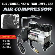 100PSI 12V Multi-Use Heavy Duty Air Compressor Pump Electric Tire/Pam Tayar