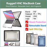 FAF Rugged 360 Strengthen TPU Bumper Shockproof Protection Case Elevated Stand MacBook Pro 16 A2485 