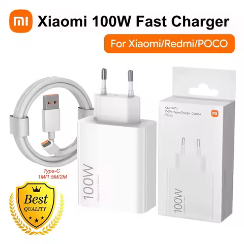 Xiaomi 100W Charger USB C Fast Charger Turbo Charging Type C Cable 1M 2M for Xiaomi 17 17T Pro 17 Ma