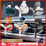 (Malaysia Stock) Car Air Freshener Teddy Bear Air Outlet Diffuser Cute Cartoon Decor Auto Accessorie