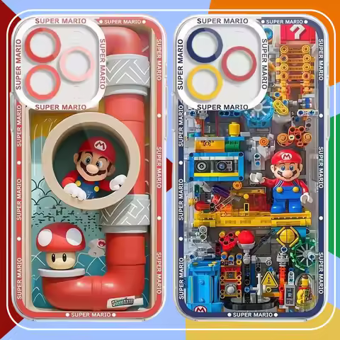 Cute M-Mario Case For Xiaomi POCO X6 X7 X5 Pro X3 NFC F3 F5 F6 F7 Ultra M5S C65 M7 M6 Pro 4G 5G 14T 