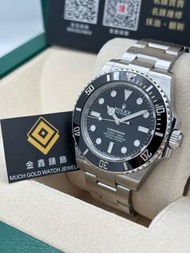 [SOLD OUT]二手 USED  ROLEX 勞力士 SUBMARINER 124060 黑色 2025年4月 全套 FULL SET