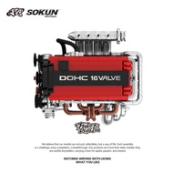 Engine Model JDM 4G63 Assembly Brick Toy