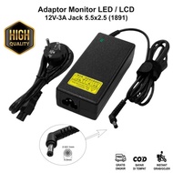 Universal Adapter for LCD LED Monitor 12V-3A jack 5.5*2.5 (1891)