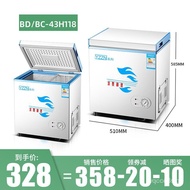 MHYangzi Smart Home Use and Commercial Use Freezer Large Capacity Rental Dormitory Mini Fridge Dual-Use Horizontal Dua