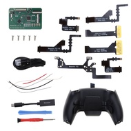 Back Paddles Attachment Compatible for Besavior Playstation5 Controller 4 Back Buttons & Backplate P