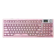 AULA | AULA F98 Pro V3 Wireless Mechanical Keyboard Tri-Mode HotSwappable RGB TFT Screen Knob 98% Co