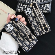 Fashion Brand Embroidered Fabric iPhone Case 7 8 XS Max XR iPhone Case Wristband iPhone 11 Case iPho
