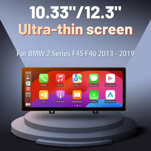 10.33"/12.3" Android 14 For BMW 2 Series F45 F46 2013-2019 Car Radio Multimedia Wireless Bluetooth C