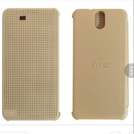 Dot view htc E9 leather case