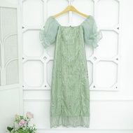 Miss Nomi - Leona Dress Vol.3/Brocade Dress/Party Dress/Tile Dress/Christmas Dress/Invitation Dress/