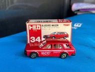 Tomica 日本製 Nissan Bluebird Wagon UCC上島咖啡
