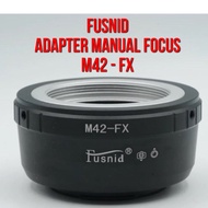 FUSNID Lens Adapter | M42 - FX | M42 Screw Mount to Lenses to Body Camera Fuji Film FX Fujifilm Moun