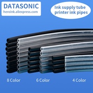 《Blue fantasy》 5Meters Inkjet Printer Ink Tube 6 lines 8 lines 4 lines UV Ink Pipe Solvent Printer hose 6 rows for UV flatbed printer ink tube