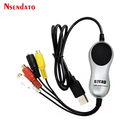 USB 2.0 USB2.0 Video Audio Capture Grabber Adapter DVR DVD Player Analog to Digital Format for Windo