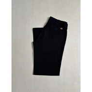 DICKIES - 873 SLIM STRAIGHT FIT WORK PANTS BLACK SIZE 34