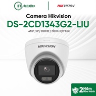 Hikvision Camera DS-2CD1343G2-LIU (2.8MM/4MP/ IP/INTEM MIC) | Genuine Genuine |