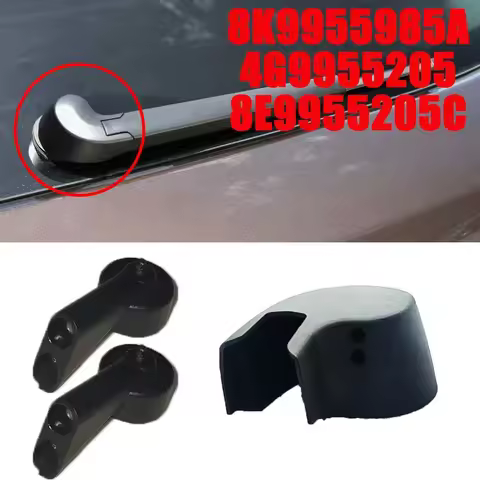 Rear Windscreen Wiper Arm Nut Bolt Cap Cover Washer Nozzle Jet For Audi A1 Sportback A3 8P 8V A4 B6 