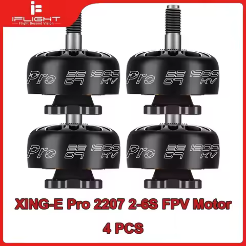 1/2/4PCS iFlight XING E Pro 2207 1800KV 6S /2450KV 2750KV 4S Brushless Motor for FPV RC Multicopter 