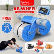 Ab Wheel Roller Abdominal Roller Alat Olahraga Perut Fitness Praktis