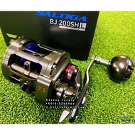17 DAIWA Fishing reel SALTIGA BJ200SHL Reel BJ100SHL with 1 Year Local Warranty Daiwa BJ200HL &With 