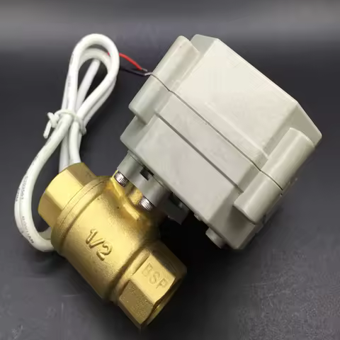 TFM15-B2-C Singal 0-5V 0-10V or 4-20mA Brass 1/2'' Proportional Valve DC9-24V 2 Way DN15 For Water M