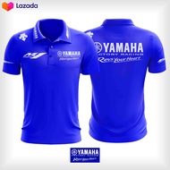 [Motorsport] Mens Collar T-Shirt Yamaha Factory Racing Blue (size XS-3XL)