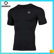 tshirt for men compression shirt Quasi-tights, short sleeves, high elastic quick-drying gym clothes, gym training, compression, running, basketball, sports men's tops