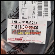 FREE SHIPPING FRONT RIGHT SEAT SIDE COVER FORTUNER VRZ ORIGINAL 71711-0K400 