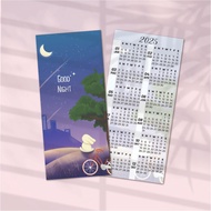 CALENDAR 2025/KALENDAR 2025 BOOKMARK / DOORGIFT / FREEGIFT / STUDENT / TEACHER
