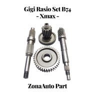 Yamaha Xmax 300 gear ratio set Original B74 Lospek