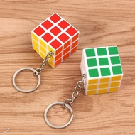 【E.E】Mainan 3D Mini Puzzle Cube Keychain Kids Magic Square Educational Toy Pendant Fun Learning Gift