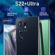 4G插卡上網S22Ultra 安卓7.3寸智能手機 3D電鍍玻璃後蓋真實3G+64G高檔智慧型手機27309