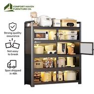 Comfort Haven Furniture Co.Kitchen Storage Cabinet Microwave Oven Cabinets Kabinet Dapur With Doors&
