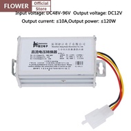 FOF DC 48V-96V To 12V-10A 120W Converter Adapter for Electric  ark FOO