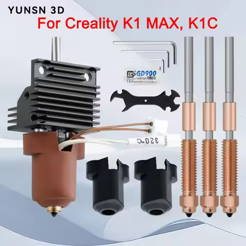 For Creality K1/K1C/K1 Max hotend kit Quick Swap Ceramic Heating Block High Flow Printing 3d printer